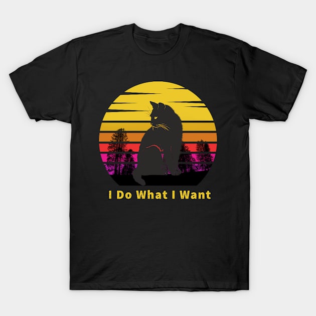 I Do What I Want T-Shirt by DesignerMAN